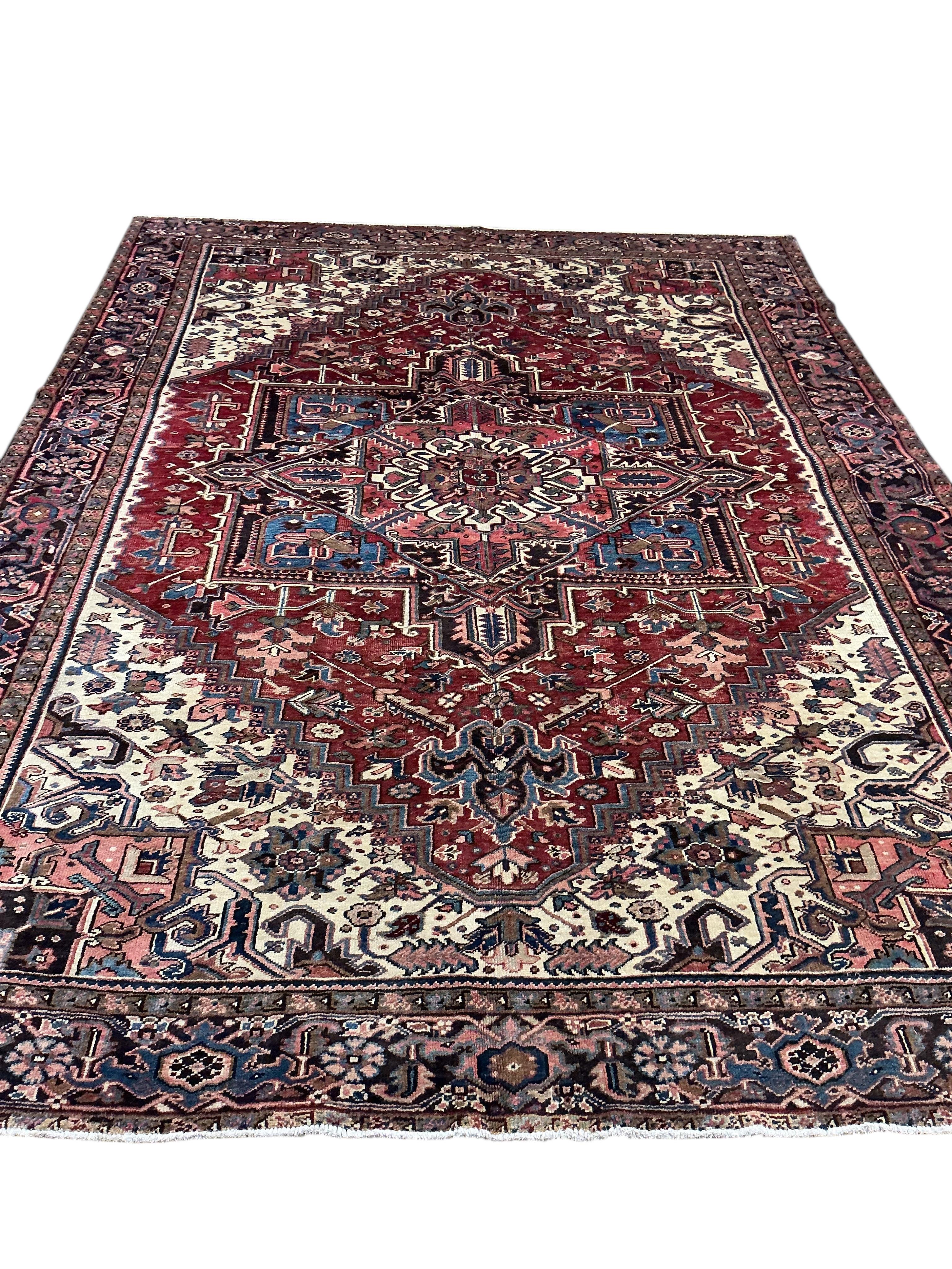 A Heriz carpet, 340 x 250cm